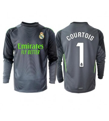Real Madrid Thibaut Courtois #1 Goalkeeper Replica Third Stadium Shirt 2025-26 Long Sleeve